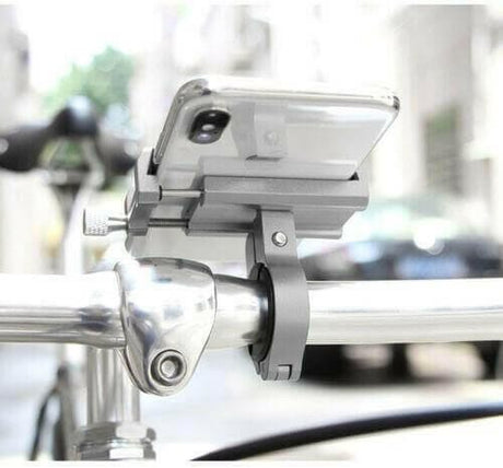 Aluminum Alloy Phone Holder for Bicycle with 360° Rotation