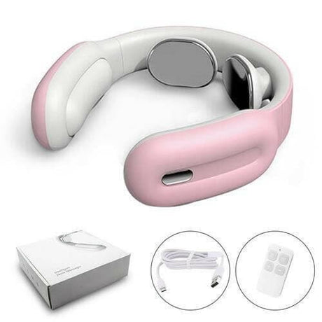 Smart Electric Neck Shoulder Massager with Warm Compress and Long Battery Life
