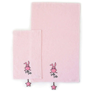 Charming Chancin Bunny Baby Towel Duo - Milky Magic Set