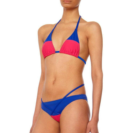Colorful Chic Bikini Bottom with Adjustable Front Straps
