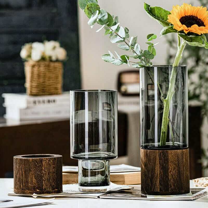 Elevate Your Home Decor with Chic Aquatic Glass Vase