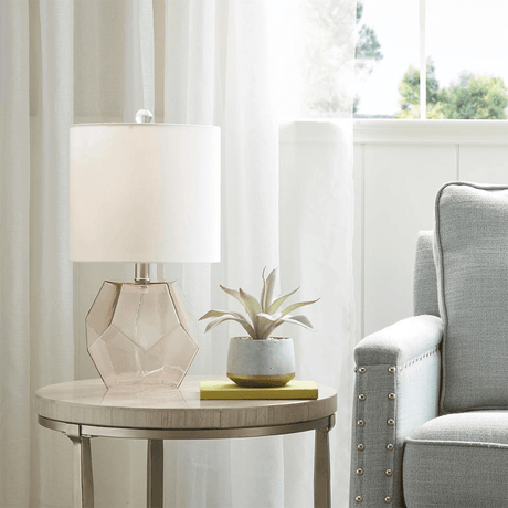 Geometric Glass Table Lamp