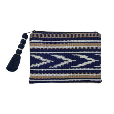 Guatemalan Heritage Ikat Clutch Crafted by Local Artisans