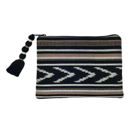 Guatemalan Heritage Ikat Clutch Crafted by Local Artisans