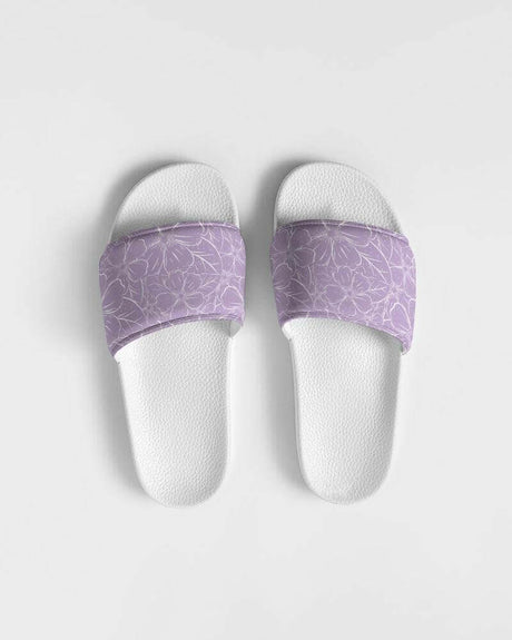 Lavender Floral Women's Slip-On Sandal