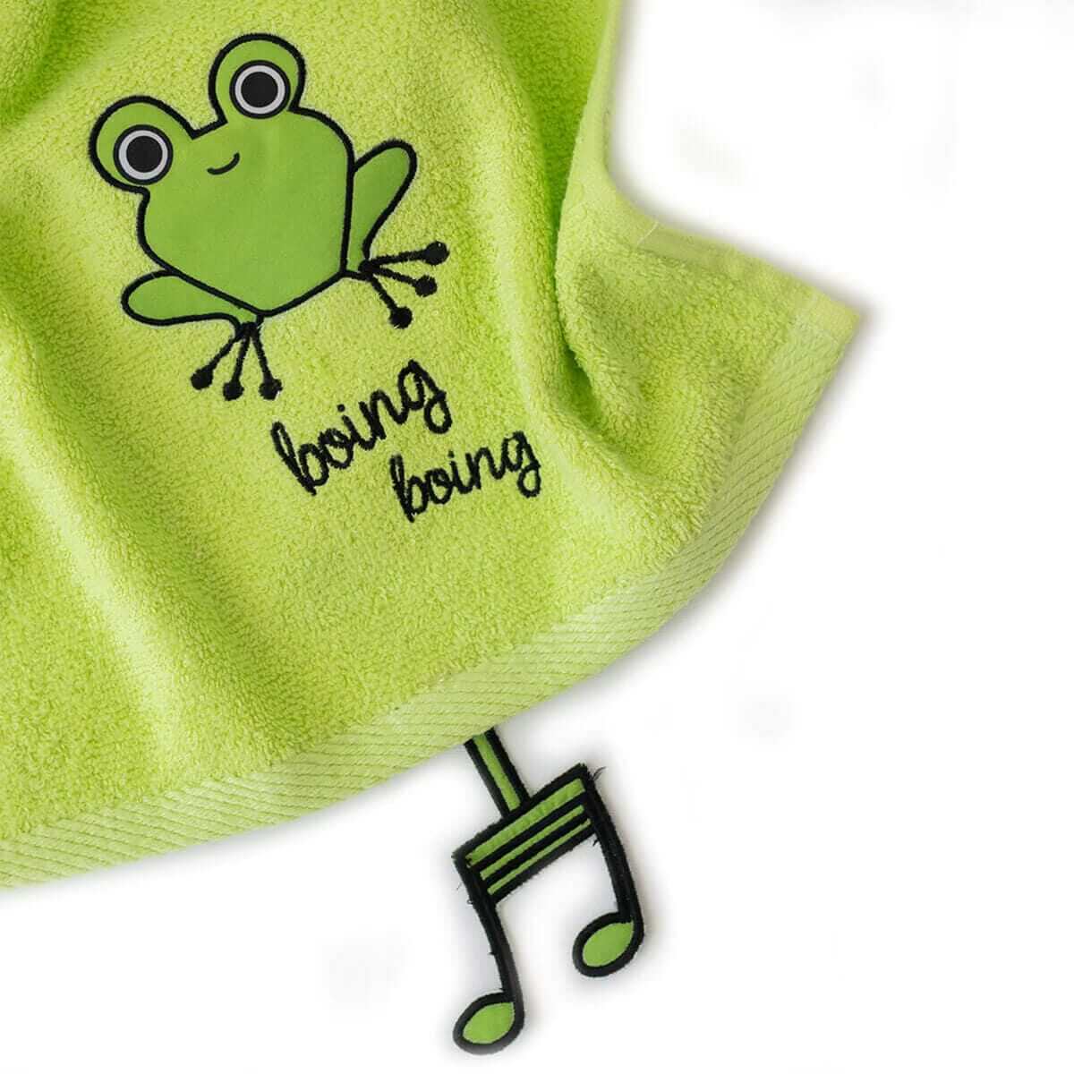 Milk&Moo Cacha Frog Baby Towel Set - 2 Pack for Soft Cuddles
