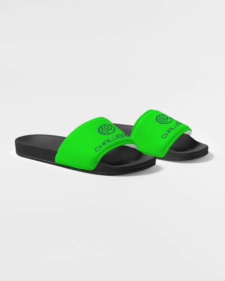 Neon Green Slip-On Sandals for Women