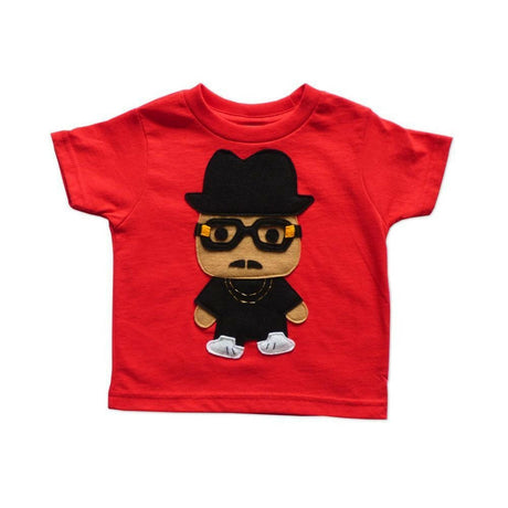 Rad Rapper Kids Tee with Tall Black Hat and Glasses