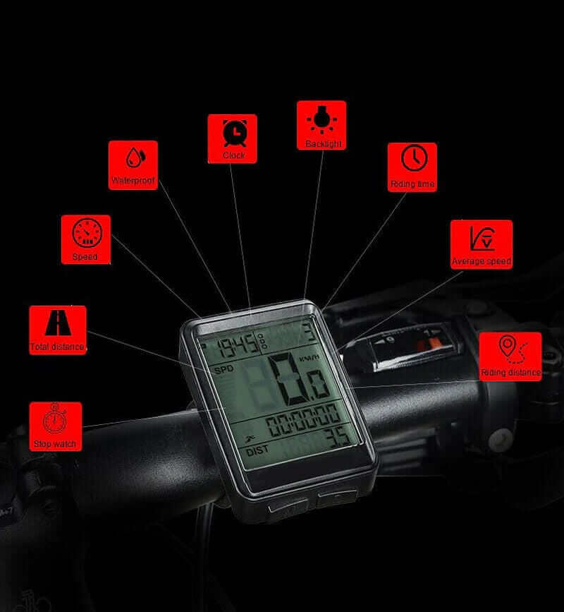 Ultimate Wireless Waterproof Bike Speedometer & Odometer