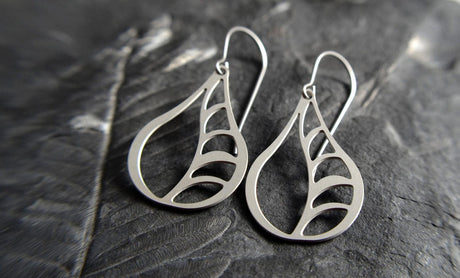 Vine Earrings in stainless steel