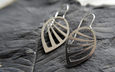 Wing Earrings in stainless steel